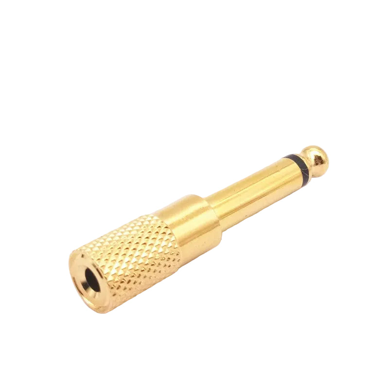 6.5mm Female to 3.5mm Male Stereo Audio Adapter