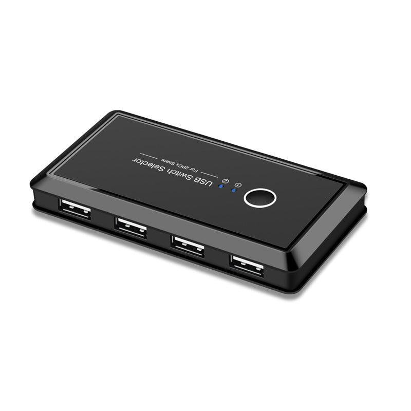 USB 2.0 Sharing Switch with 2-In 4-Out Hub
