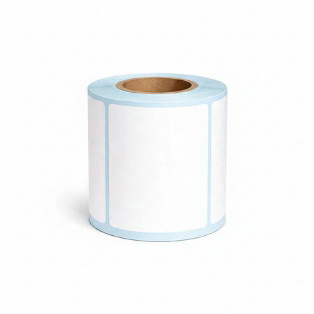 Single roll of 100 × 80 mm shipping labels