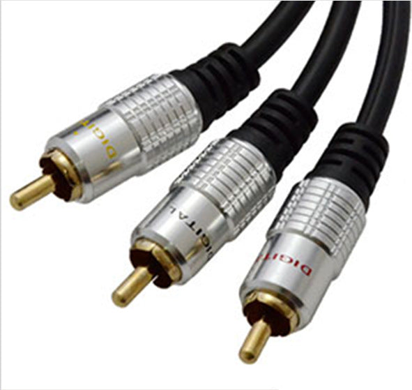 3RCA to 3RCA Composite Video and Audio Extension Cable