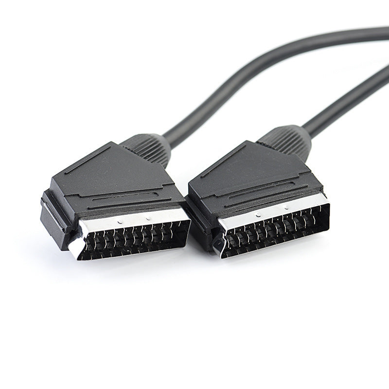 1.5m 21-Pin SCART Male to Male Shielded AV Extension Cable