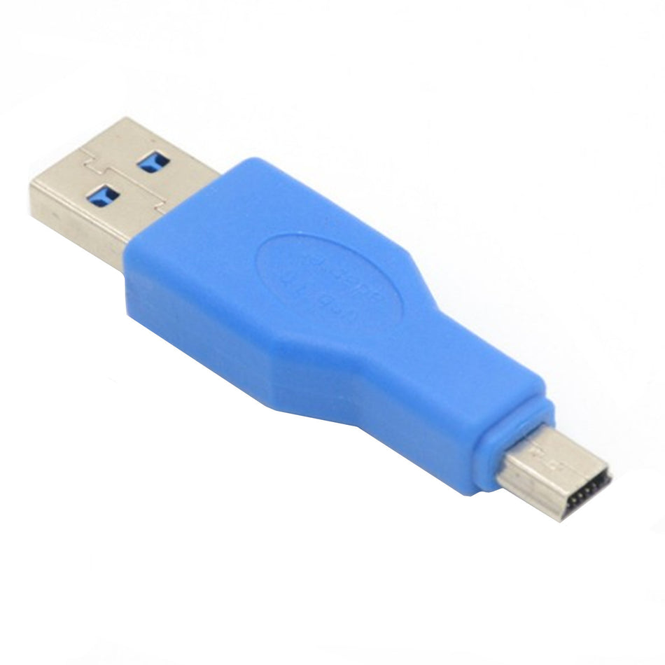 USB 3.0 Type-A Male to Mini-B 10-Pin Male Adapter