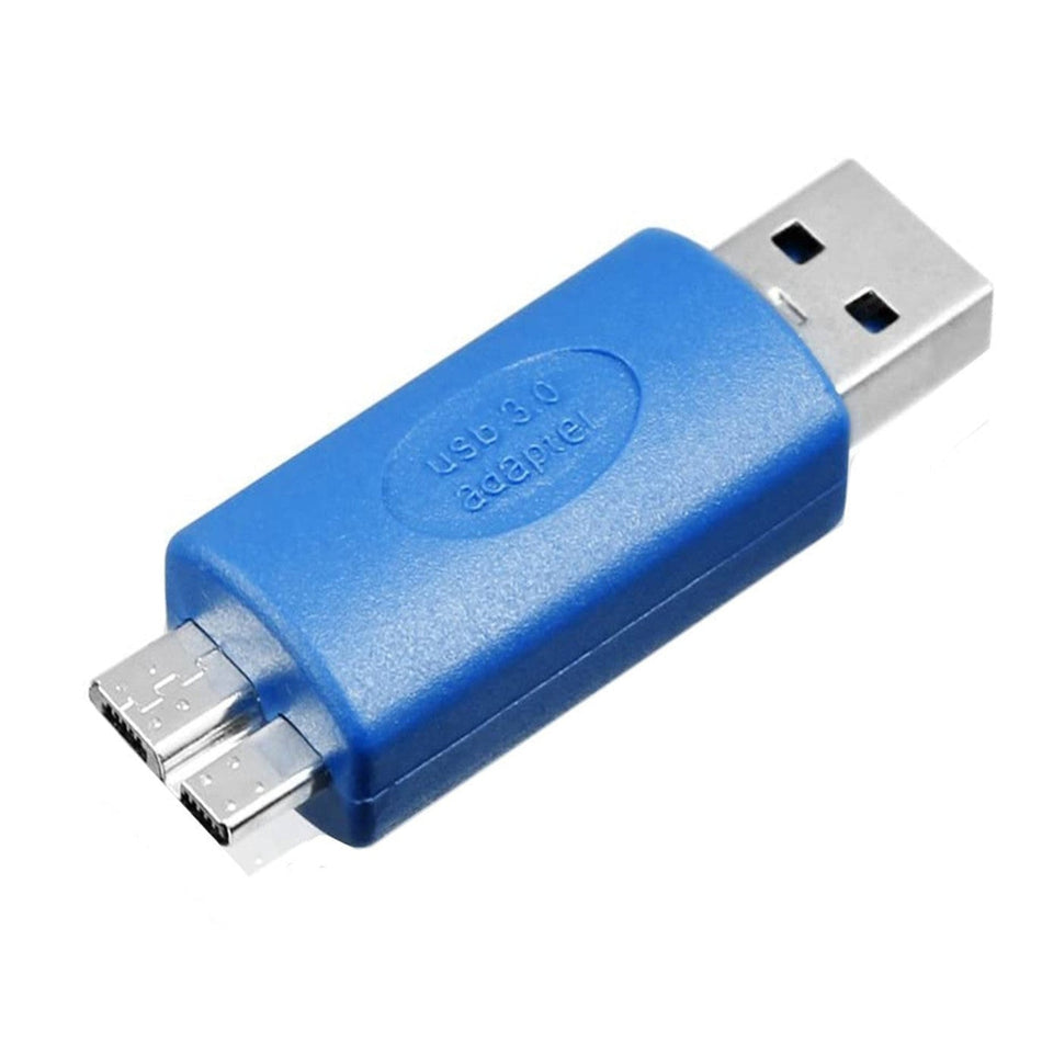 USB 3.0 Type-A Male to Micro-B 10-Pin Male Adapter