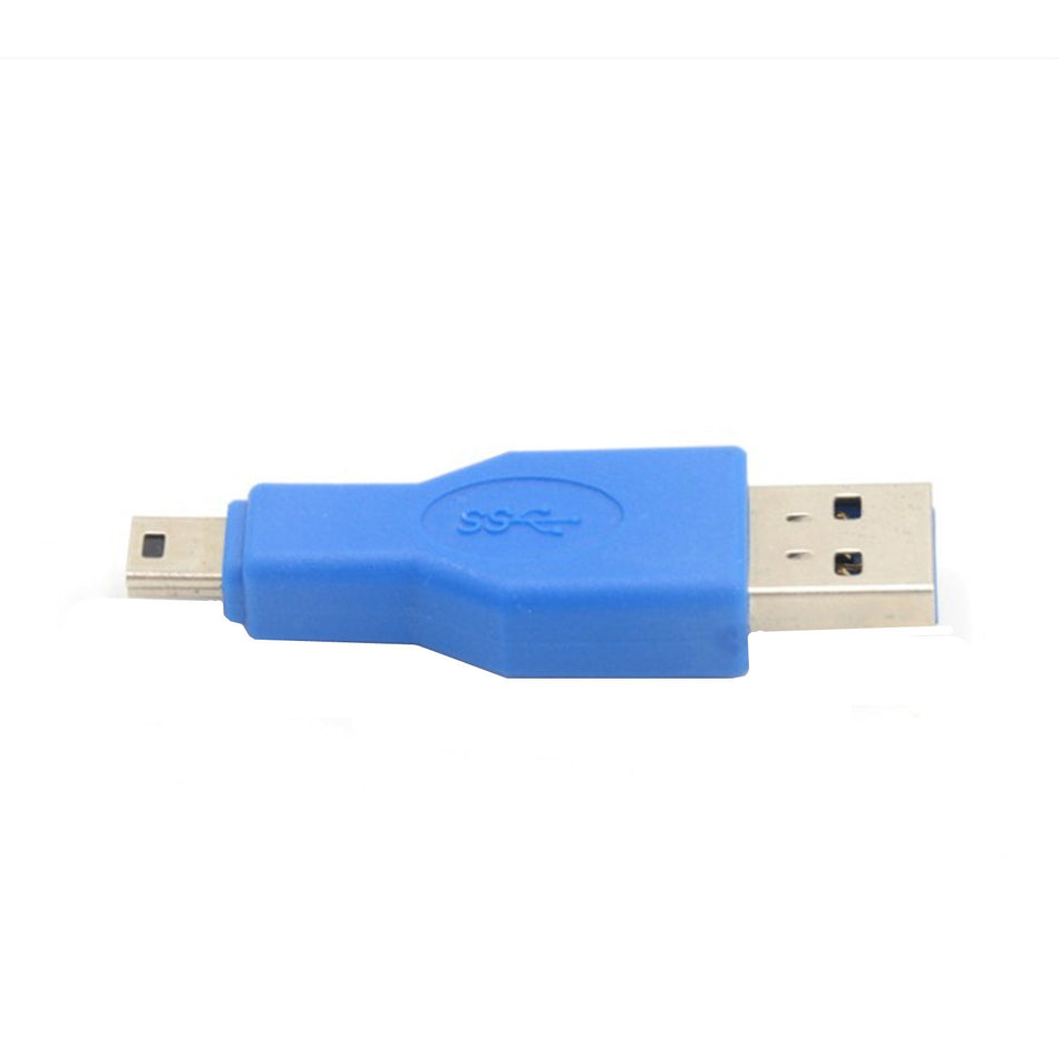 USB 3.0 Type-A Male to Mini-B 10-Pin Male Adapter