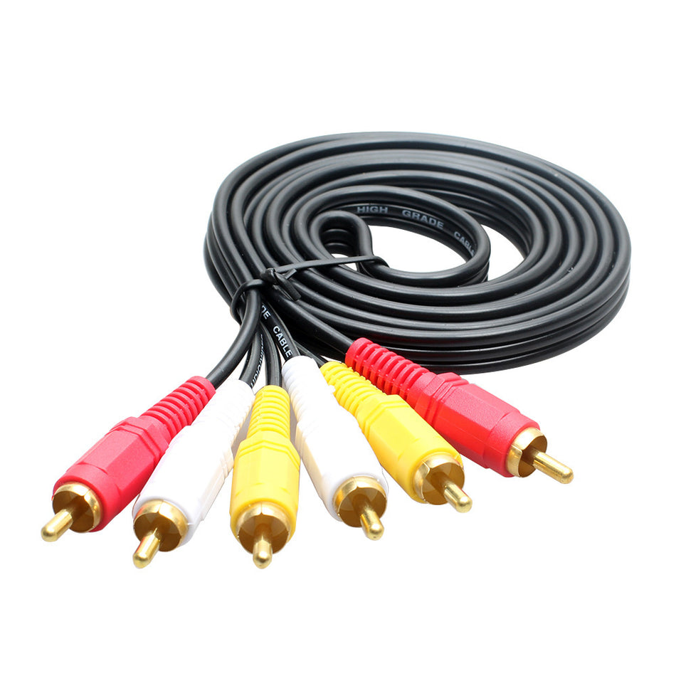 3RCA to 3RCA AV Cable (Male to Male)
