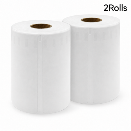 Two rolls of 4 x 6 direct thermal shipping labels