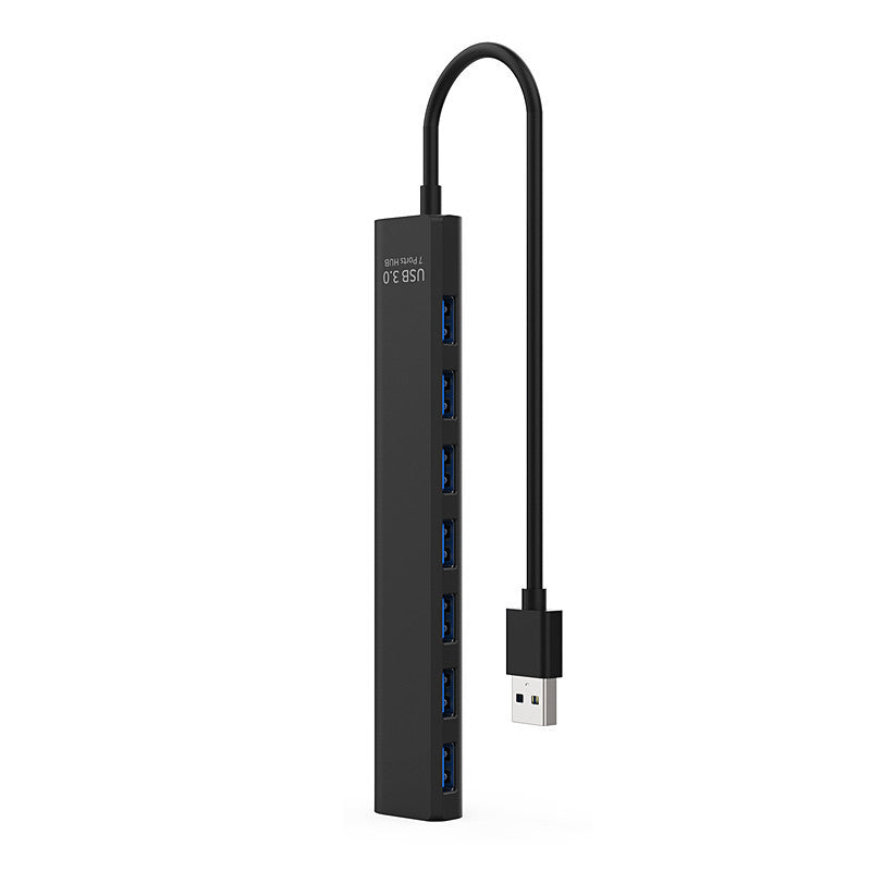 Seven USB-A ports along the black hub