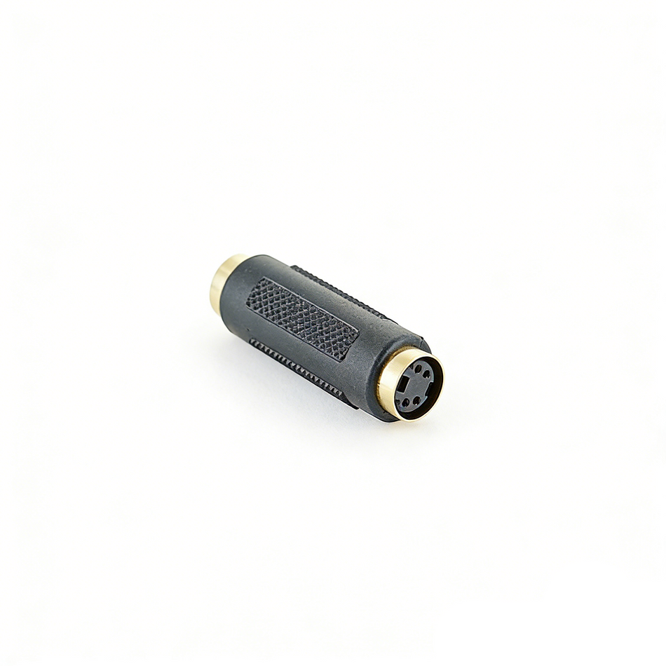 S-Video Coupler / Joiner (Female to Female) with Gold-Plated Connectors
