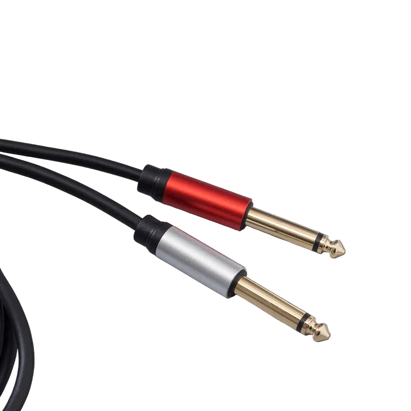 3.5mm Stereo to Dual 6.5mm Mono Audio Adapter Cable