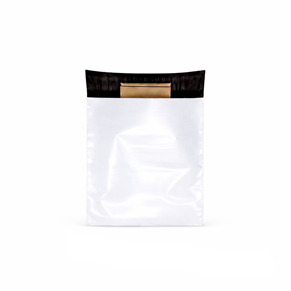 #02B 250x310mm Poly Mailer Self Seal Courier Mailing Bag White