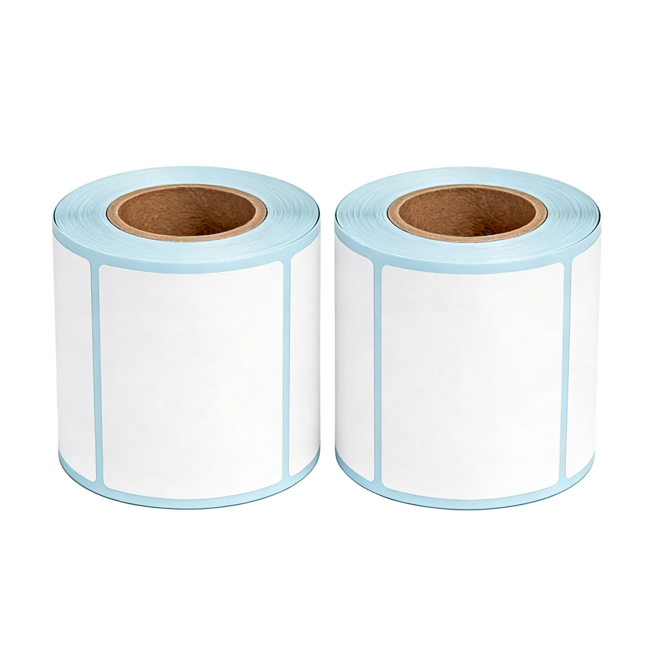 Two rolls of 100 × 70 mm shipping labels