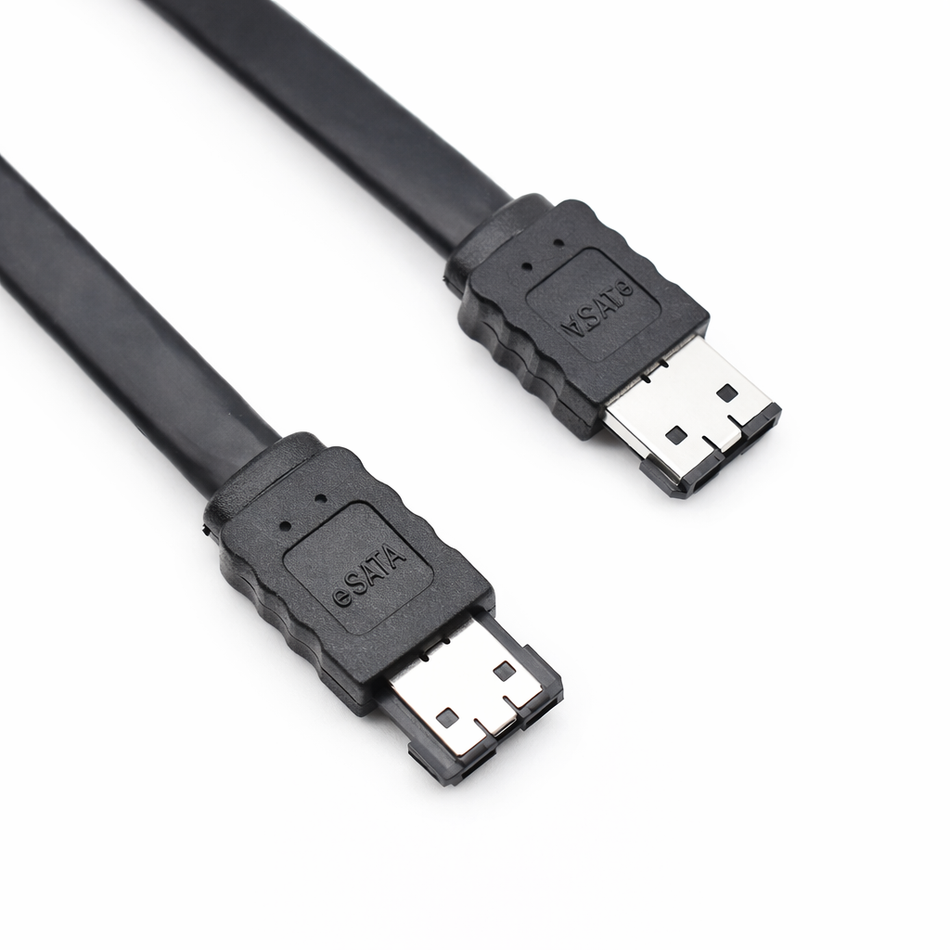 1m eSATA Male to Male Data Cable – SATA 2 / SATA 3 Compatible