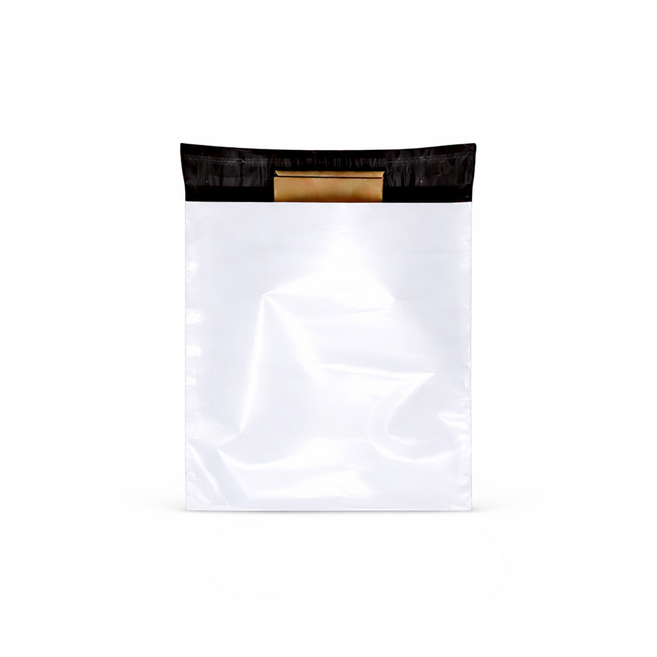 #03 320mm x 410mm Poly Mailer Self Seal Courier Mailing Bag White