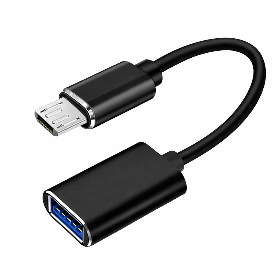 15cm Micro USB to USB 2.0 OTG Adapter Cable
