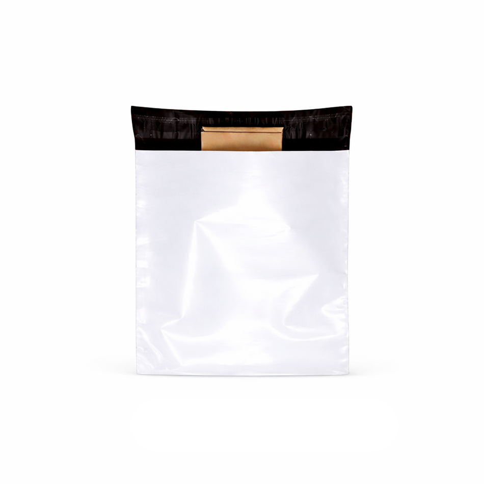 #04S 350x425mm Poly Mailer Self Seal Courier Mailing Bag White