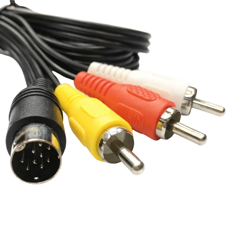 1.8m AV Cable for SEGA Genesis 2/3 and Mega Drive 2 – Retro Gaming Cable