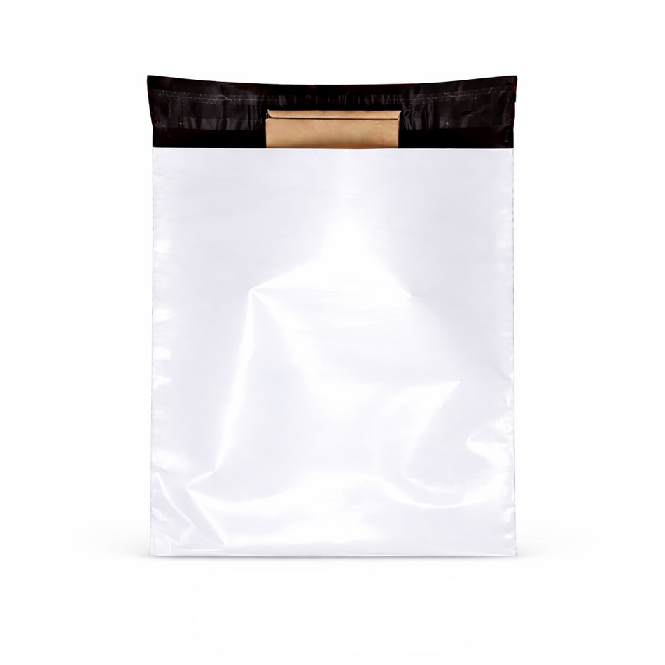 #05B 400x520mm Poly Mailer Self Seal Courier Mailing Bag White