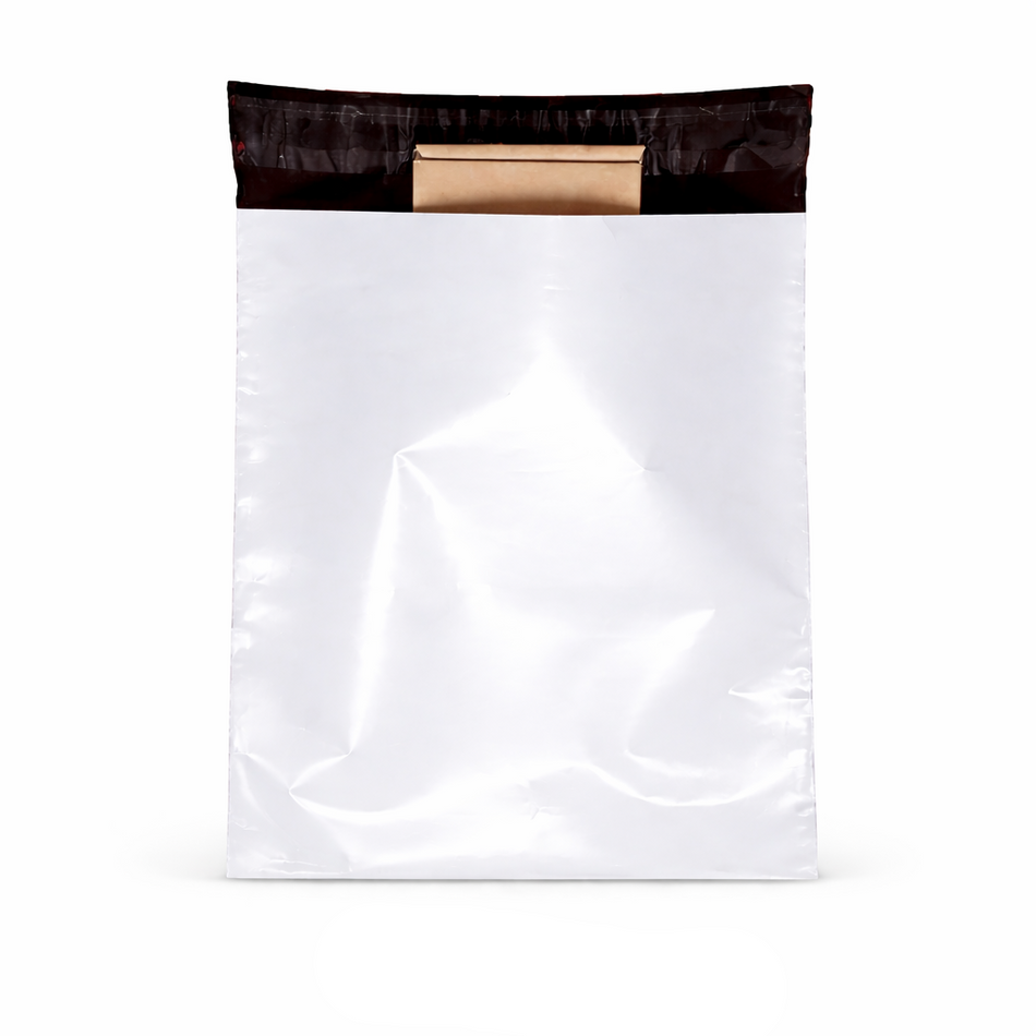 #07 400x550mm Poly Mailer Self Seal Courier Mailing Bag White
