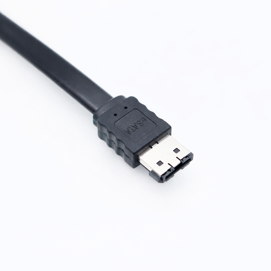 1m eSATA Male to Male Data Cable – SATA 2 / SATA 3 Compatible