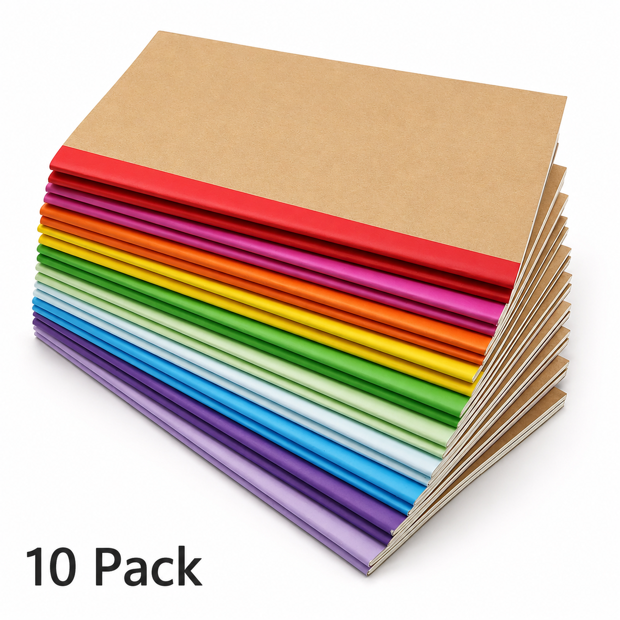 A5 Kraft Paper Stitch-Bound Notebook – product image 3