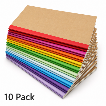A5 Kraft Paper Stitch-Bound Notebook – product image 3