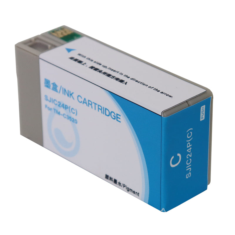 Compatible Epson SJIC22P Cyan Ink Cartridge (C33S020581)