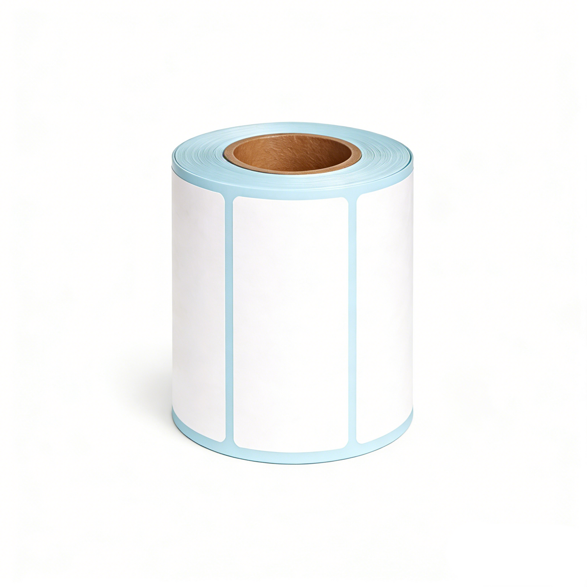 Single roll of 60 × 40mm white direct thermal labels