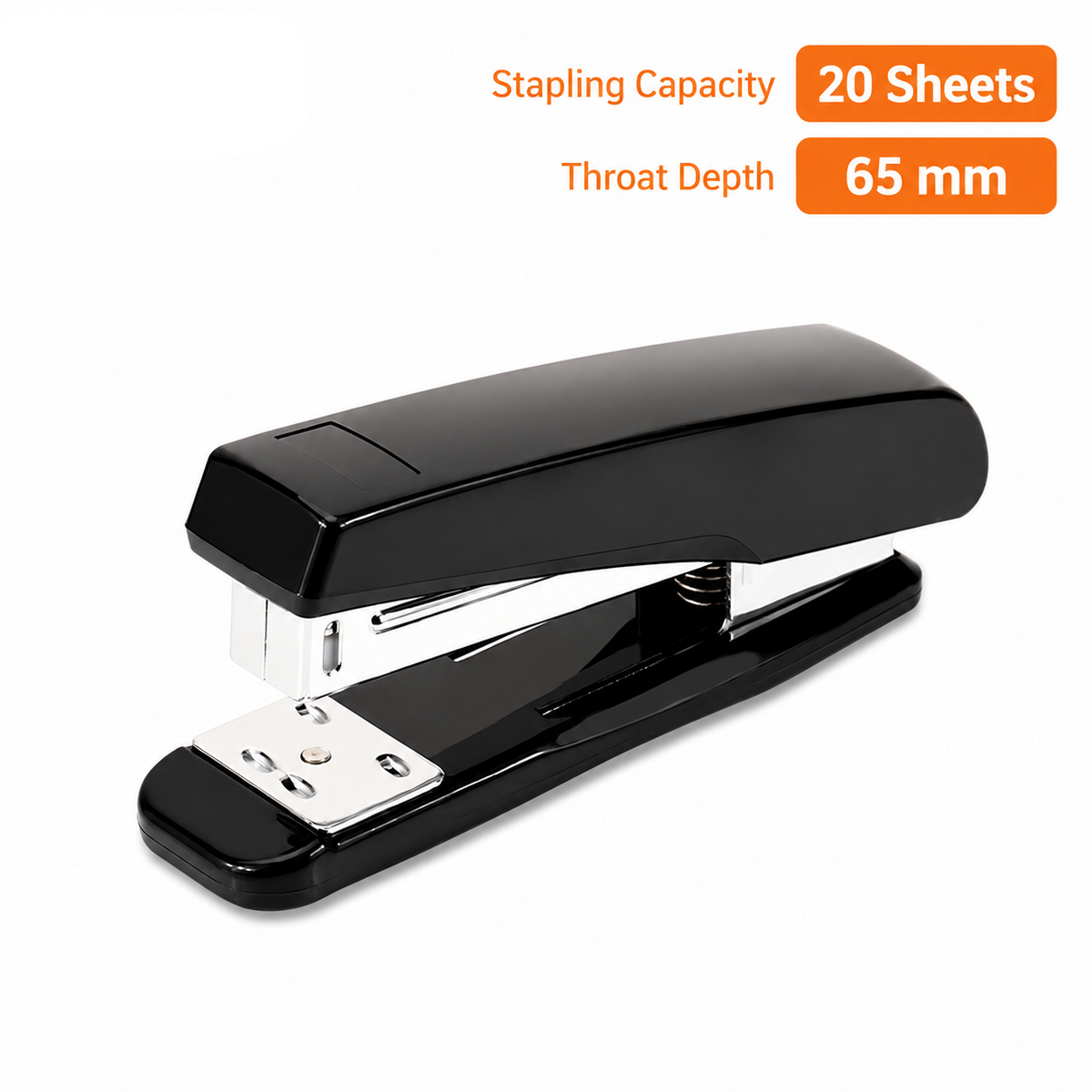 Heavy Duty Metal Desktop Stapler with 20-Sheet Capacity – product image 5