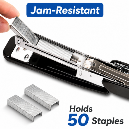 Heavy Duty Metal Desktop Stapler with 20-Sheet Capacity – product image 4