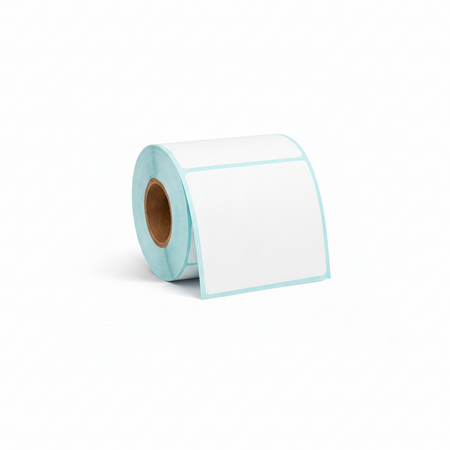 50 × 50mm white direct thermal label roll