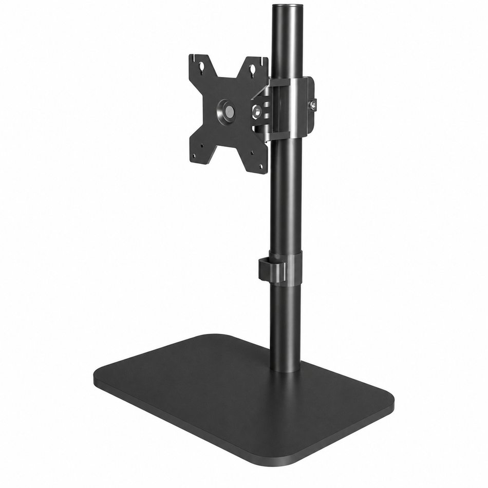 Adjustable Single Monitor Desk Stand for 14-32 Inch Screens