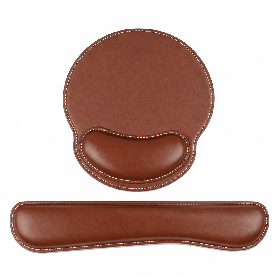 Ergonomic Mouse Pad and Keyboard Wrist Rest Set