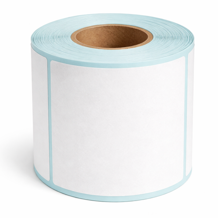 Single roll of 100 × 120 mm shipping labels