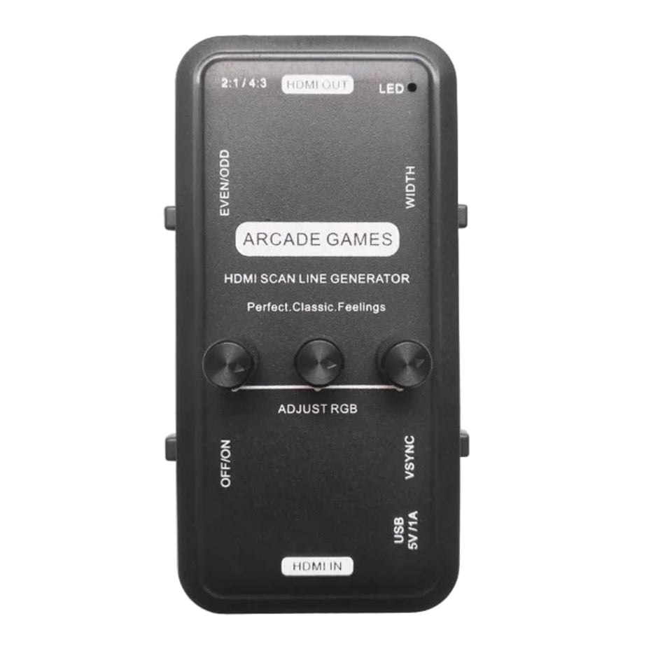 HDMI Scanline Generator for Retro Display Effects