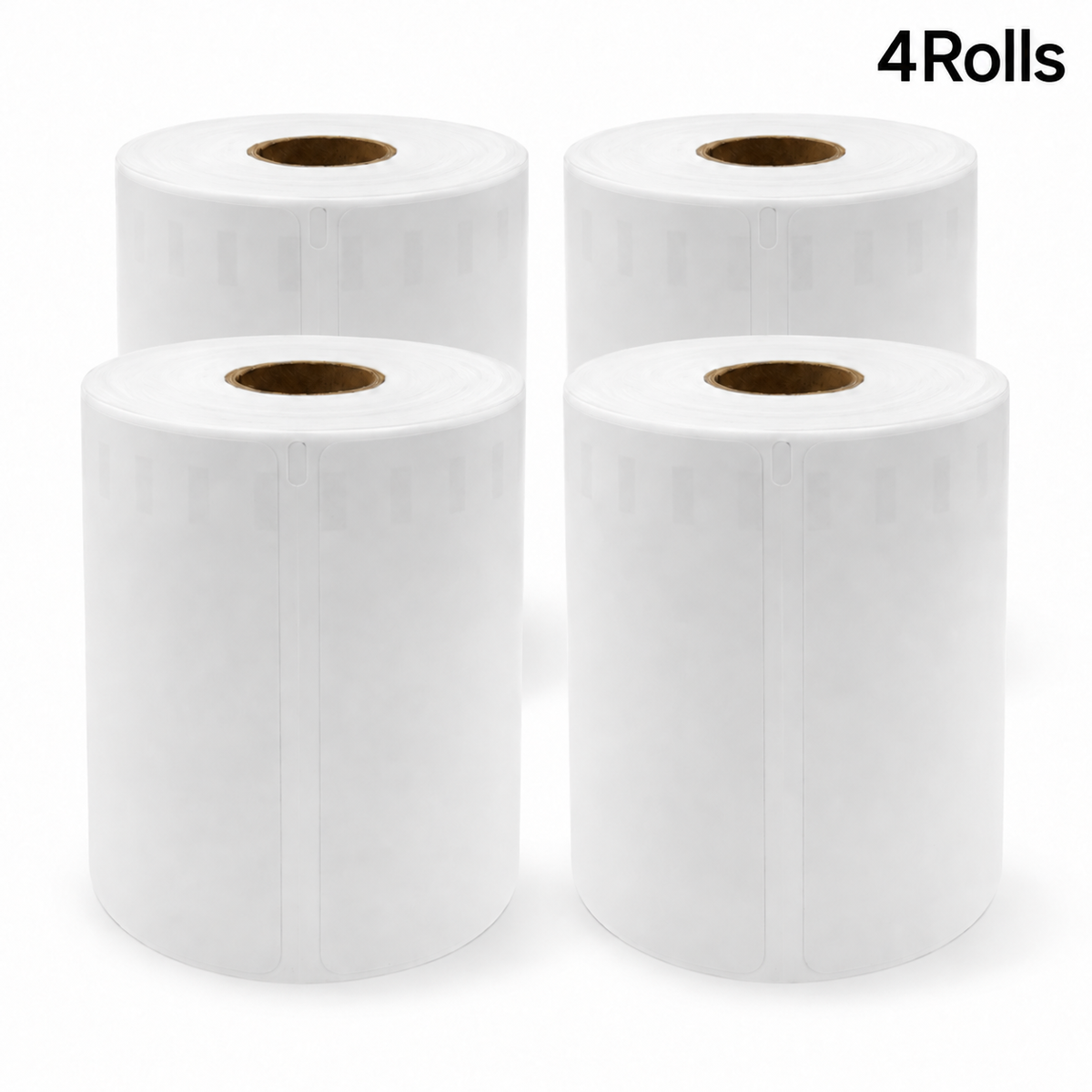 Four rolls of 4 x 6 direct thermal shipping labels