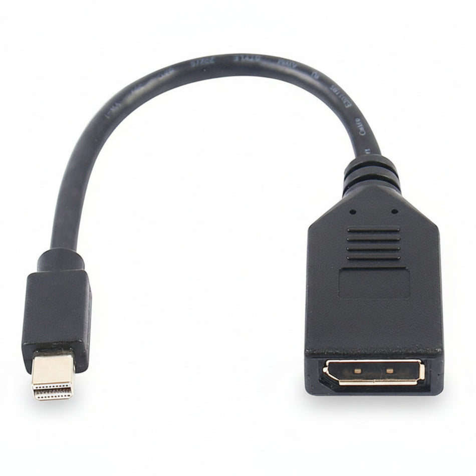 Mini DisplayPort to DisplayPort Adapter Cable (Male to Female) - 23cm, Thunderbolt 2 Compatible
