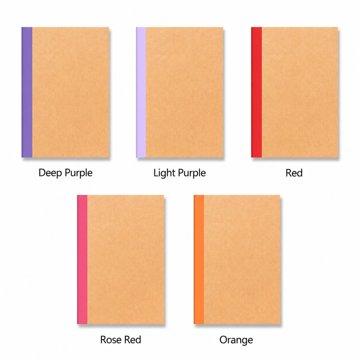 A5 Kraft Paper Stitch-Bound Notebook – product image 7
