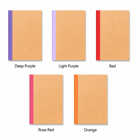 A5 Kraft Paper Stitch-Bound Notebook – product image 7