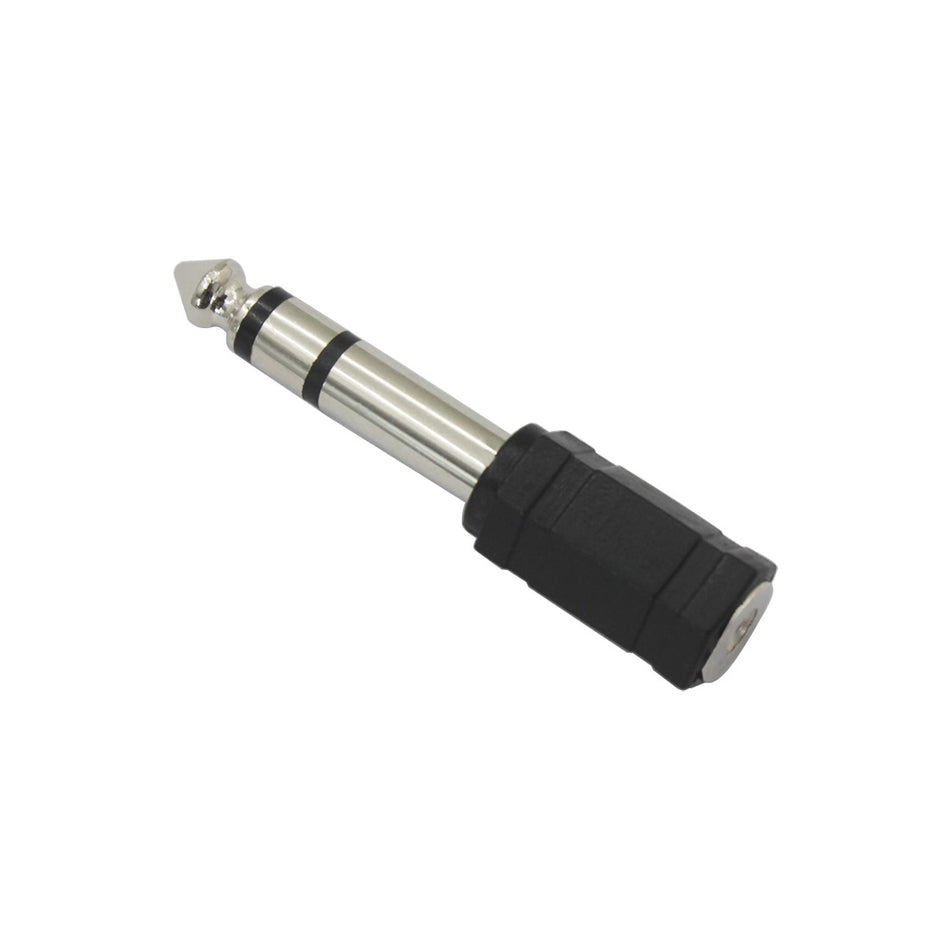 3.5mm Socket to 6.5mm Jack Stereo Audio Adapter