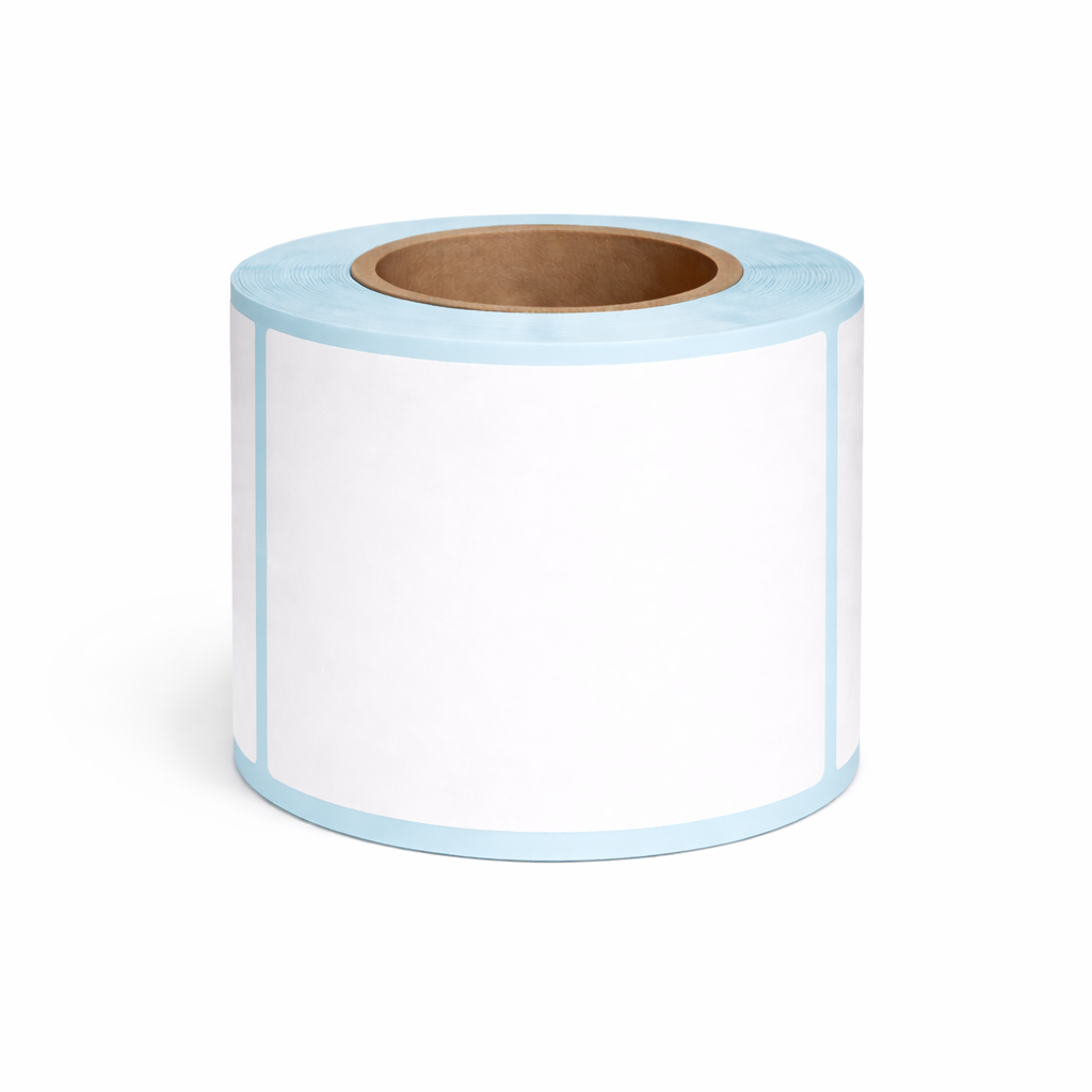 Single roll of 100 × 150 mm shipping labels