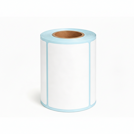 Single roll of 100 × 60 mm shipping labels