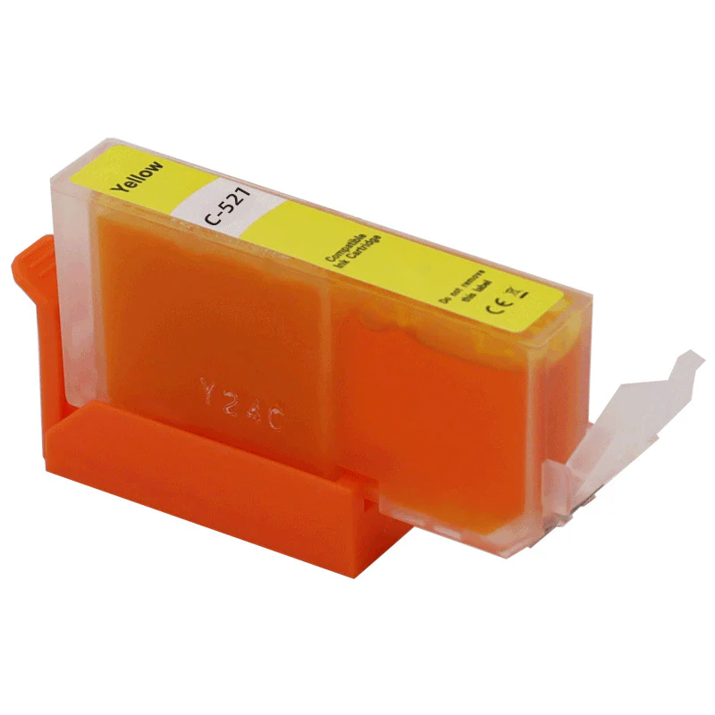 Compatible Canon CLI-521Y Yellow Inkjet (with Chip)