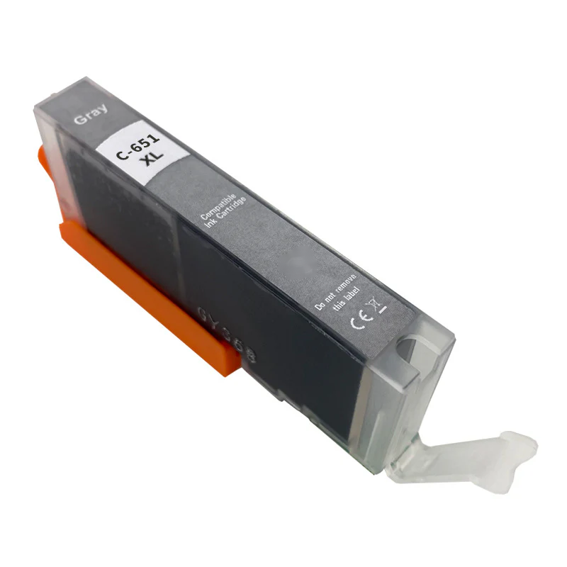 Compatible Canon CLI-651XLGY  Grey High Yield Inkjet Cartridge