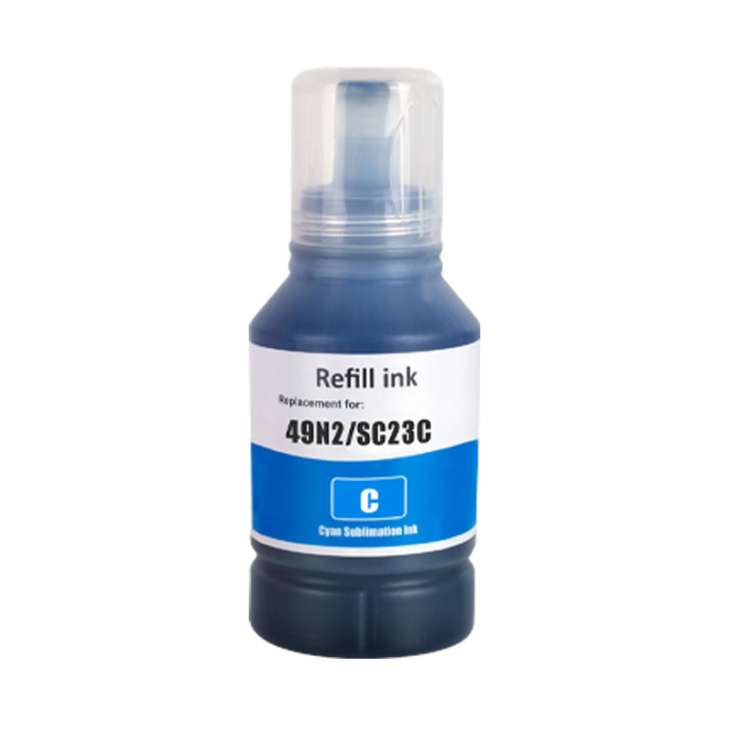 Compatible Epson T49N Cyan 140ml Dye-Sublimation Ink Bottle