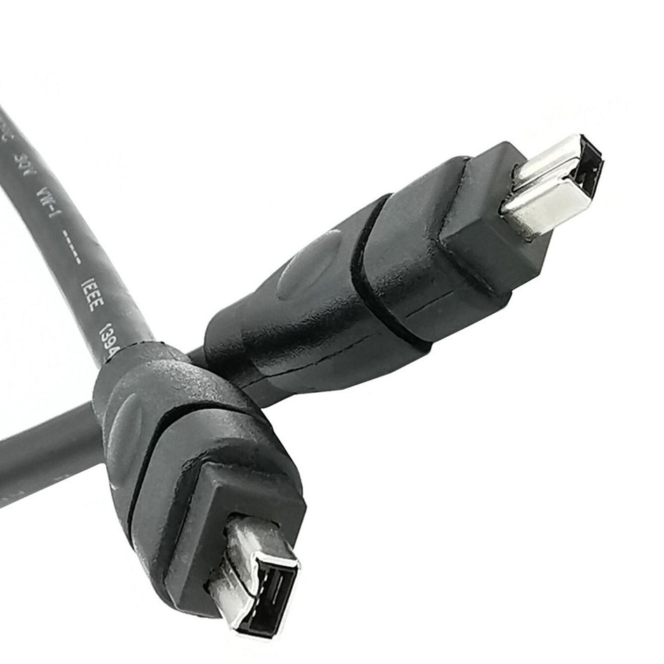 1.8m Firewire 1394 Cable 4-Pin to 4-Pin (Firewire 400 to 400, i.Link)