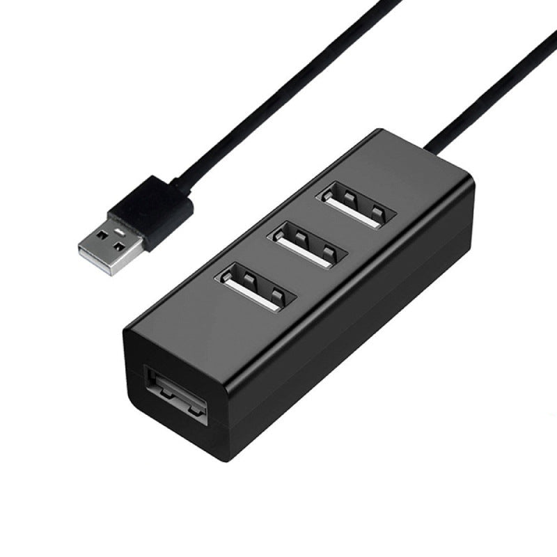 Pocket Sized 4-Port USB 2.0 Hub Expander