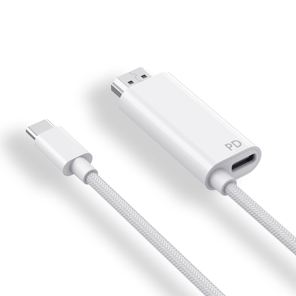 2m USB-C to HDMI Cable with 100W Power Delivery (4K/60Hz)