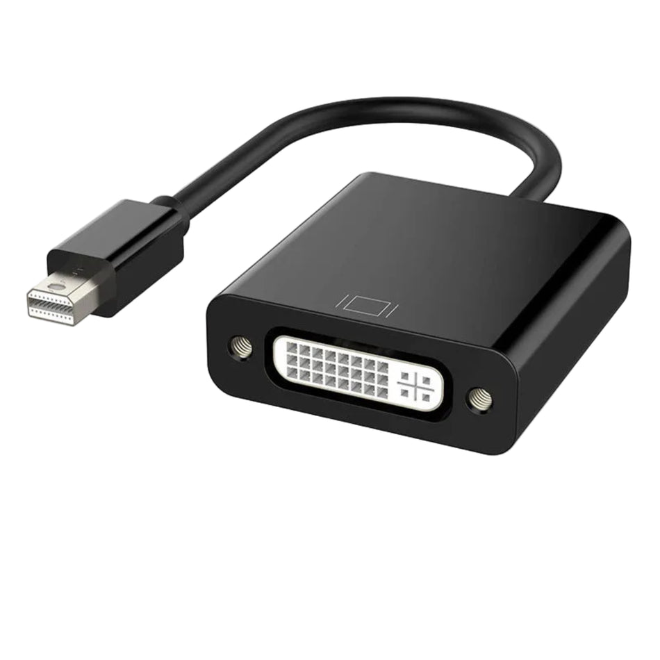 15cm Mini DisplayPort to DVI Adapter Cable (Male to Female) - for Monitors, Projectors & Thunderbolt 2
