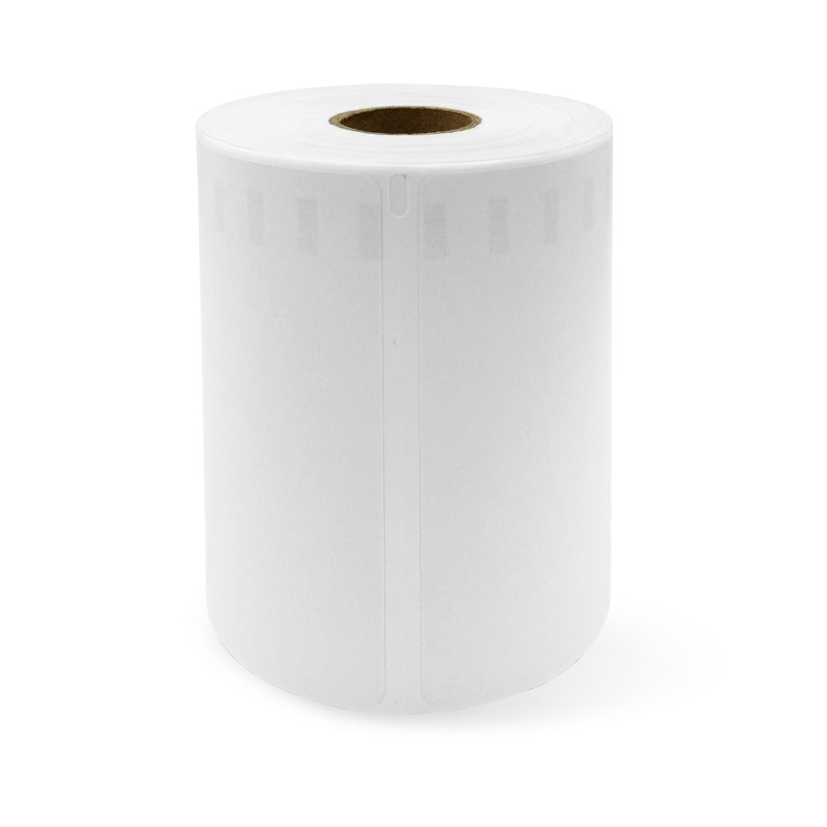 Single roll of white 104 × 159 mm direct thermal labels