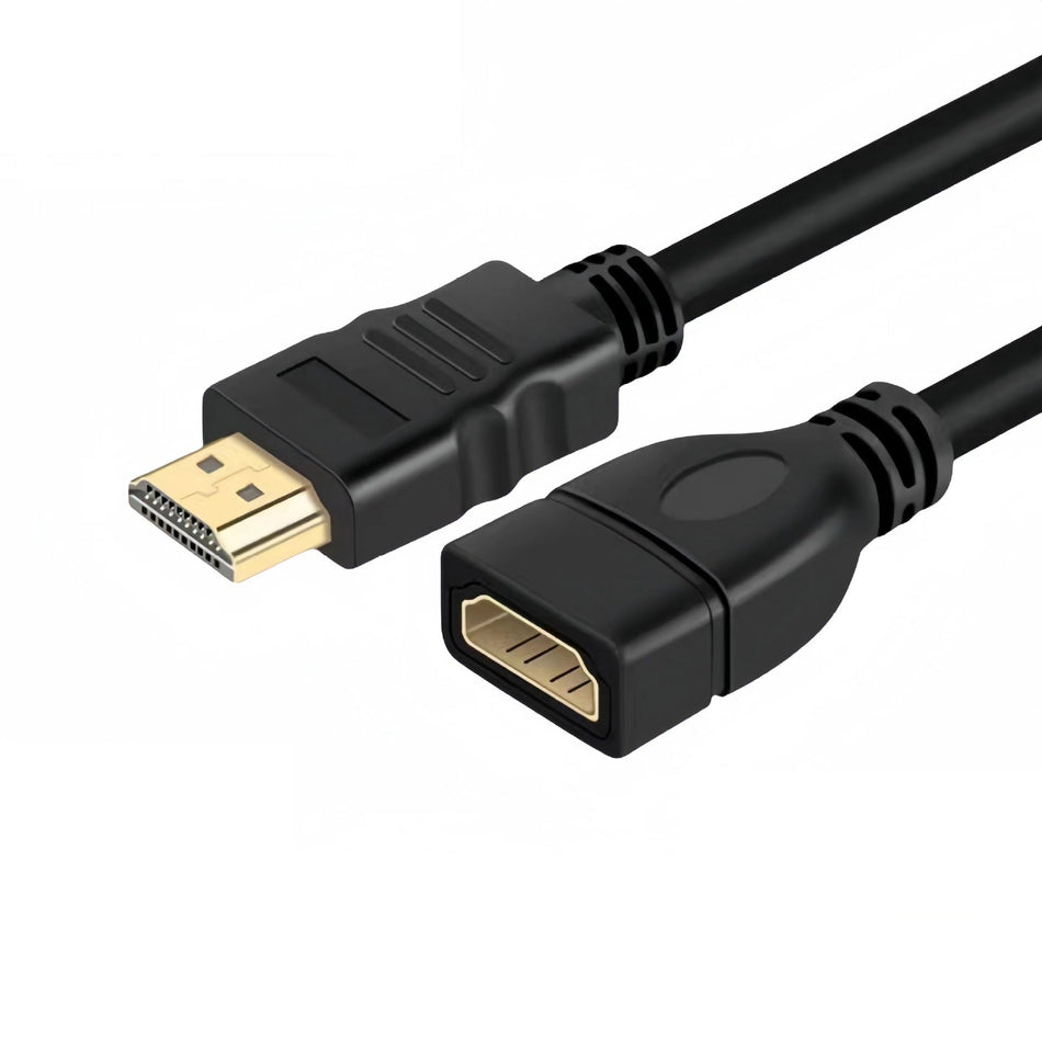 HDMI Extension Cable – Type-A Male to Female, 1080p/60Hz (HDMI 1.4)